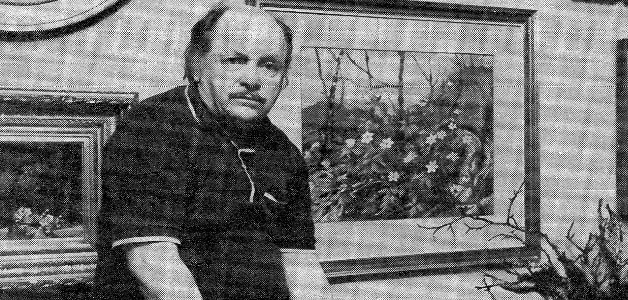 "Blomstermålaren Herbert Carlsson", 1987